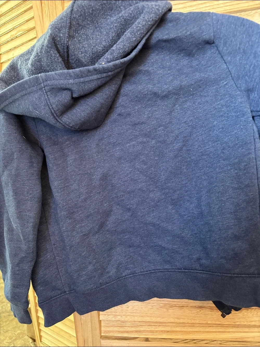Cat & Jack Navy Blue Hooded Zip Sweatshirt XS